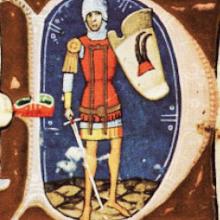 Miniature of Hahold, Chronicon Pictum